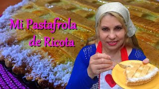 PASTAFROLA de Ricota y Dulce de Leche receta fácil con harina leudante [upl. by Htinnek273]