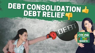 DEBT CONSOLIDATION or DEBT RELIEF [upl. by Riaj]