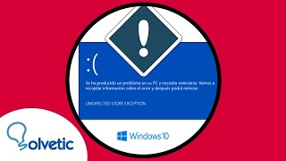 ⚠️ Unexpected Store Exception Windows 10 Español ✔️ SOLUCION [upl. by Marilee]