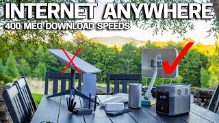 AFFORDABLE High Speed Internet Anywhere  My RURAL INTERNET Setup Revealed [upl. by Maurie126]