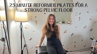 25 Minute Pelvic Floor Strengthening  Pilates Reformer Workout [upl. by Chrisoula575]