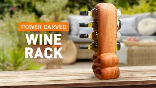 Make Your Own Wooden Wine Rack  Arbortech Tools [upl. by Laiceps376]