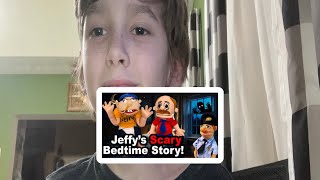 SML Movie Jeffys Scary Bedtime Story Reaction [upl. by Elin]