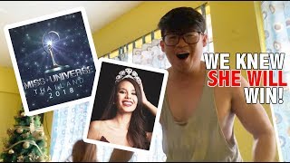 Miss Universe 2018 Reaction  Catriona Gray Wins  Filipino Reaction  VLOG 39 [upl. by Drona]