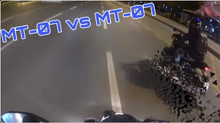 MT07 vs MT07 Gece Gazlaması [upl. by Mada714]