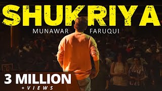 Shukriya  Munawar Faruqui India Tour  Standup Comedy  2021 [upl. by Aititil705]