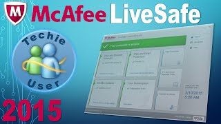 McAfee LiveSafe 2015 Review Techie vs User [upl. by Halyak781]