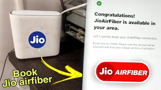 How to book jio air fiber full process online  Jio air fiber book kaise kare  Jio airfiber booking [upl. by Maice84]