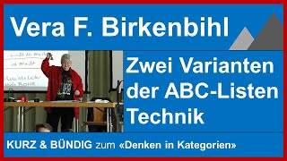 Vera F Birkenbihl ABCListen [upl. by Yrakaz]