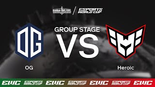 OG vs Heroic  Dota2 Riyadh Masters x EWC  Day 6  Group Stage [upl. by Esinad]