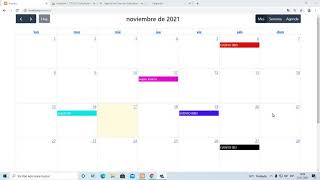 01 Agenda de eventos con Full Calendar y Vanilla Javascript [upl. by Gibbie220]