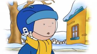 Caillou S04 E06  Snowflakes  Caillou Shoots He Scores  Caillou goes Tobogganing [upl. by Llebiram]