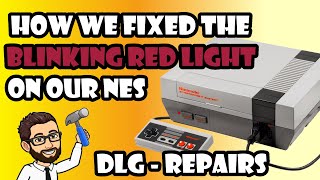 DLG Repairs  How we eventually fixed a blinking red light on a NES [upl. by Griseldis611]