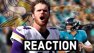 Vikings win ugly vs JagsReaction [upl. by Ailyt]