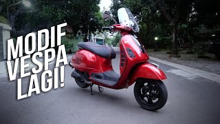 Ganti Part CVT Vespa Dengan Polini dan Malossi [upl. by Yuht]