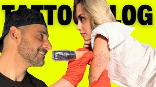 HO TATUATO ALICE SUL BRACCIO vlog ita tattoo [upl. by Eurydice]