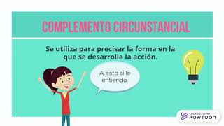 Complemento directo indirecto y circunstancial [upl. by Bordy268]