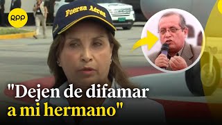 Dina Boluarte se pronuncia sobre acusaciones de prefectos y subprefectos contra Nicanor Boluarte [upl. by Leseil50]