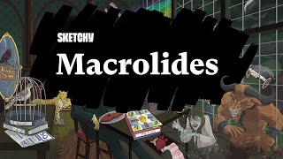 Comprehensive Guide to Macrolides and Their Uses Part 1  Sketchy Medical  USMLE Step 1 [upl. by Hieronymus]