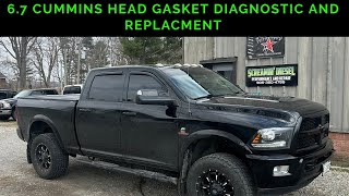 67 Cummins Head Gasket Diagnostics and Replacement With ARP Studs [upl. by Madian]