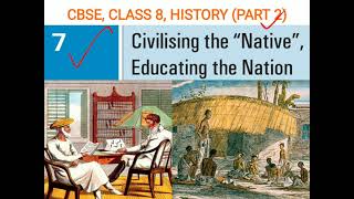 CIVILISING THE NATIVE CBSE CLASS 8 HISTORY CHAPTER 7 PART 2 IN MALAYALAM JIBIS CLASSES [upl. by Billen812]