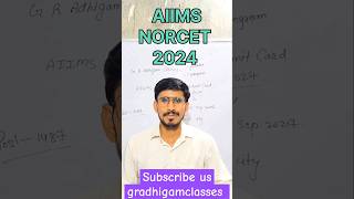 AIIMS NORCET Admit card 2024🔥🔥 aiims norcet norcet2024 govtjobs doctor doctors admitcard [upl. by Anim56]