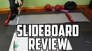 HockeyShot Slideboard Review and Drills [upl. by Aisatsan]