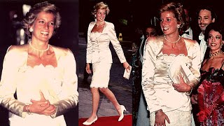 On This Day in 1990 glamorous Diana visits a concert at the Sadlers Wells Theatre [upl. by Aryek]