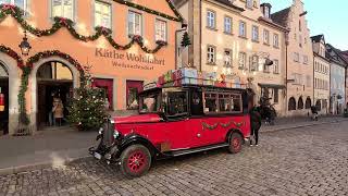 Rothenburg Germany mid December [upl. by Nyleahcim]