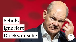 Scholz erster Auftritt nach PistoriusRückzug Genossen reagieren  SPDKanzlerkandidat schweigt [upl. by Annirac32]