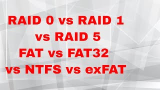 RAID 0 15 MBRGPTFATFAT32exFATReFS Expainations in Hindi [upl. by Gabe237]