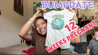 Bumpdate 12 Weeks Pregnant BABY 2 [upl. by Nahtanha829]