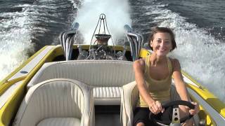 Jet Boat Tahiti 18 1974 Olds 455 part 4 [upl. by Neemsay]