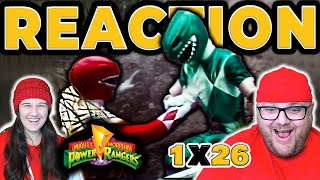 POWER RANGERS Episode 26 Reaction  quotGung Hoquot  Mighty Morphin  First Time Watching [upl. by Tessa]