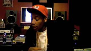 wiz khalifa exclusive in the studio [upl. by Notsgnal647]