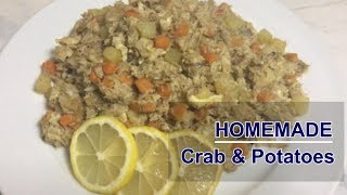 Homemade Quick and Easy CRAB MEAT RECIPE [upl. by Saltsman]