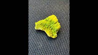 Autunite Crystal Stabilized Fluorescent Uranium Ore  4 Grams [upl. by Clayborn]