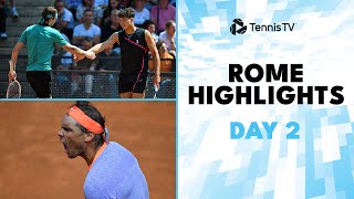 Nadal Makes Rome Return Fognini vs Evans Draper amp More  Rome 2024 Highlights Day 2 [upl. by Nakah]