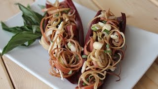 Banana Blossom Salad with Vietnamese Dressing amp Chicken [upl. by Acirdna651]