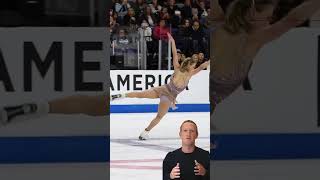 Even Mark has joined in on the celebration of Amber Glenn’s triple axel 😏 figureskating shorts [upl. by Barrie]