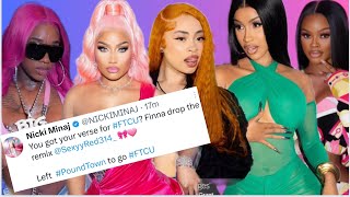 ‼️Nicki Minaj CONFIRMS S€X¥¥ Red FTCU remix JT Checks Caresha amp Ari Saweetie Nani amp Glorilla dad [upl. by Ayama]