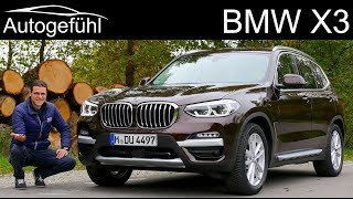 BMW X3 FULL REVIEW 2019 G01 30i  Autogefühl [upl. by Publus]