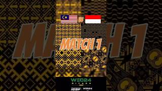 Malaysia vs Indonesia mobilelegends mlbb iesf wec24 indonesia malaysia riyadh [upl. by Dreddy]