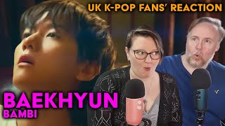 EXOs BAEKHYUN  Bambi  UK KPop Fans Reaction [upl. by Arodnahs303]