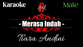 Tiara Andini  Merasa Indah Karaoke Male Key [upl. by Etem]