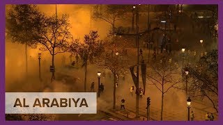 Al Arabiya’s exclusive coverage during ‘Yellow Vests’ clashes in Paris [upl. by Bremen99]