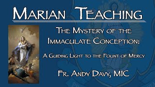 The Mystery of the Immaculate Conception A Guiding Light to the Fount of Mercy  Fr Andy Davy MIC [upl. by Sueahccaz]