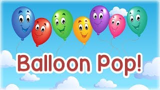 Balloon Pop Game for Kids  App Gameplay Video [upl. by Skylar]