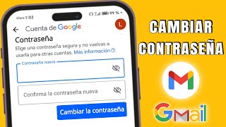 ✅ Cómo CAMBIAR LA CONTRASEÑA DE GMAIL desde un CELULAR 2024 [upl. by Kettie]