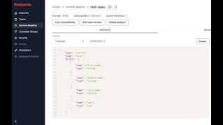 Kafka  011  Register the Schema in Schema Registry Python [upl. by Ennaej]